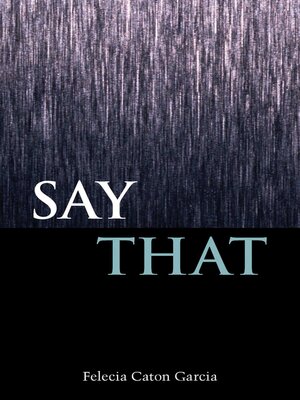 cover image of Say That